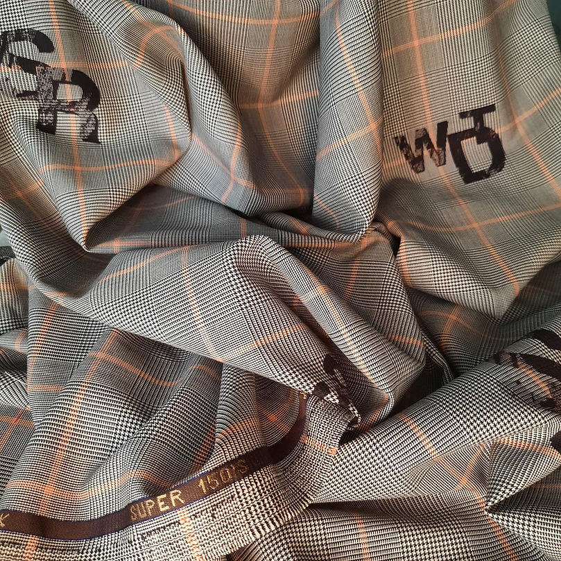 Tessuto esclusivo creato da Rossano Bisio