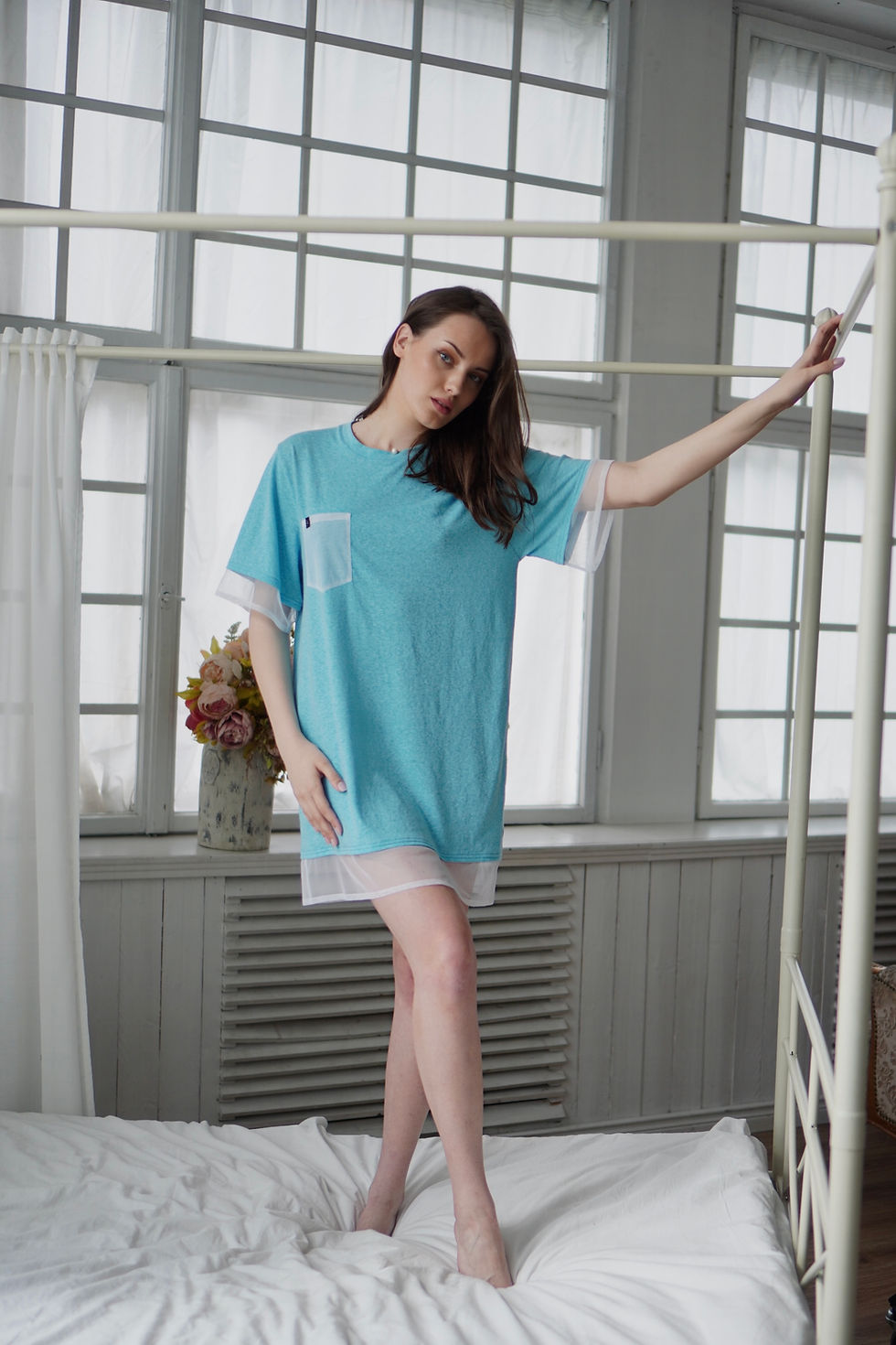 Thumbnail: Mini T-shirt home dress