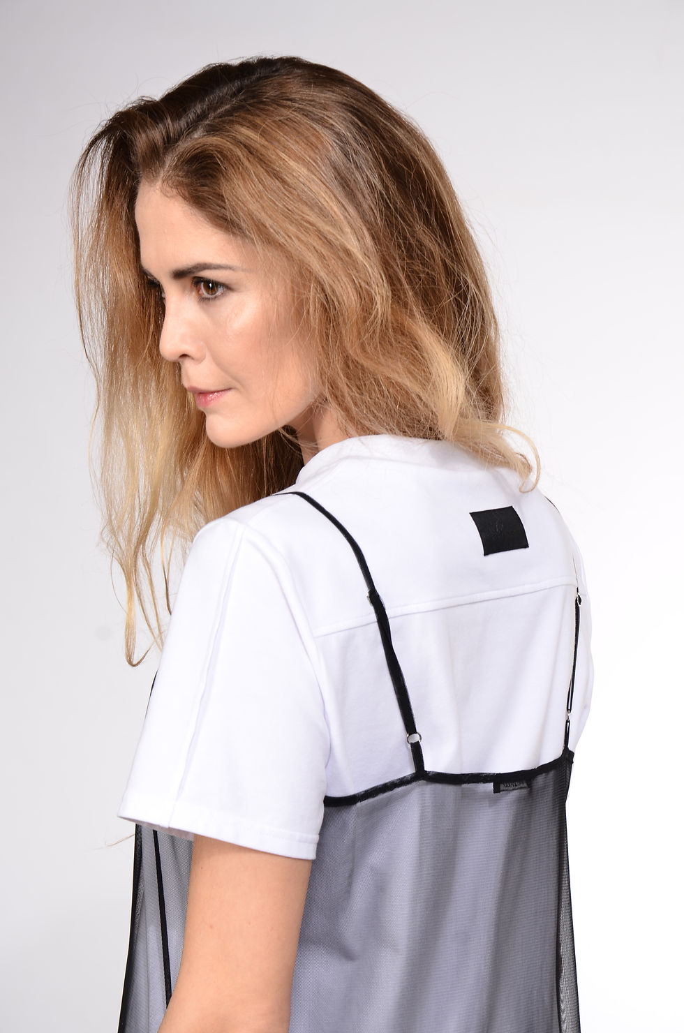 Миниатюра: Платье - майка + прозрачный сарафан