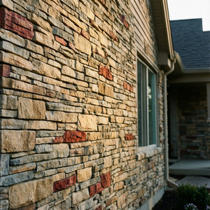 Stone Veneer Exterior Project