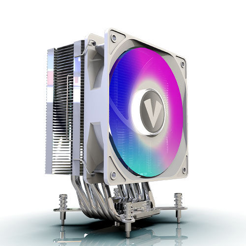 VIDA - Vida Boreas White ARGB Heatsink & Fan, Intel/AMD, 2000RPM Hydraulic Fa...
