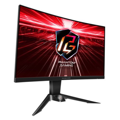 ASROCK - Asrock 27" Phantom Gaming QHD Curved Gaming Monitor (PG27Q15R2A), 25...