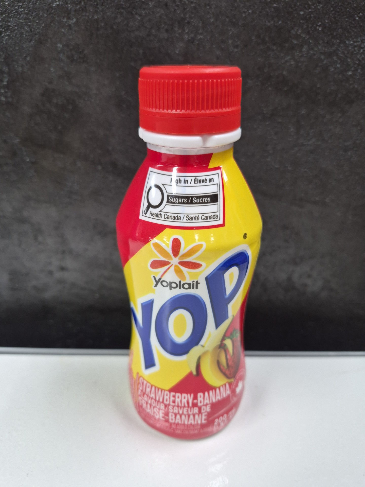 Yop fraise banane