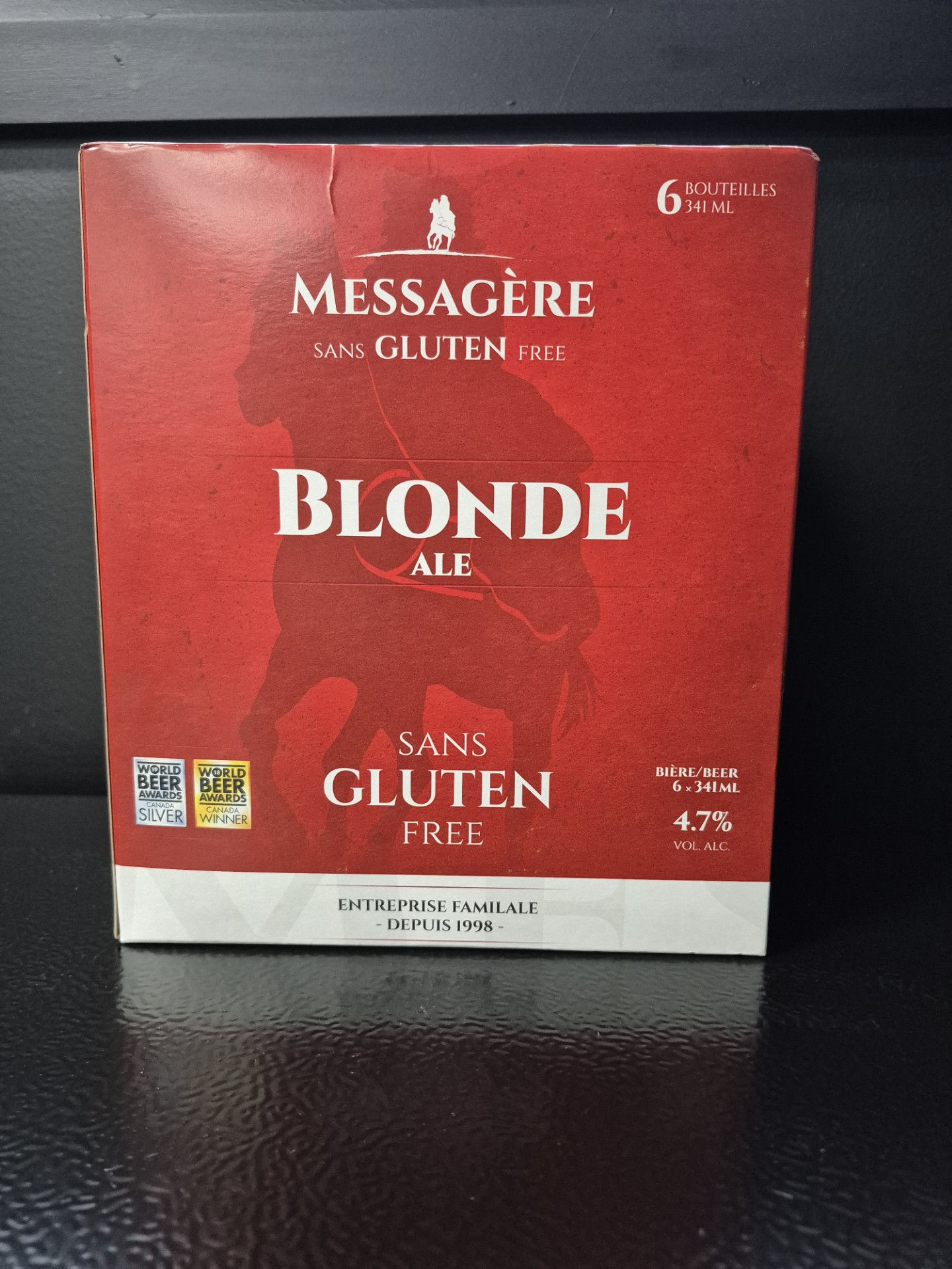 Messagère blonde sans gluten pack6