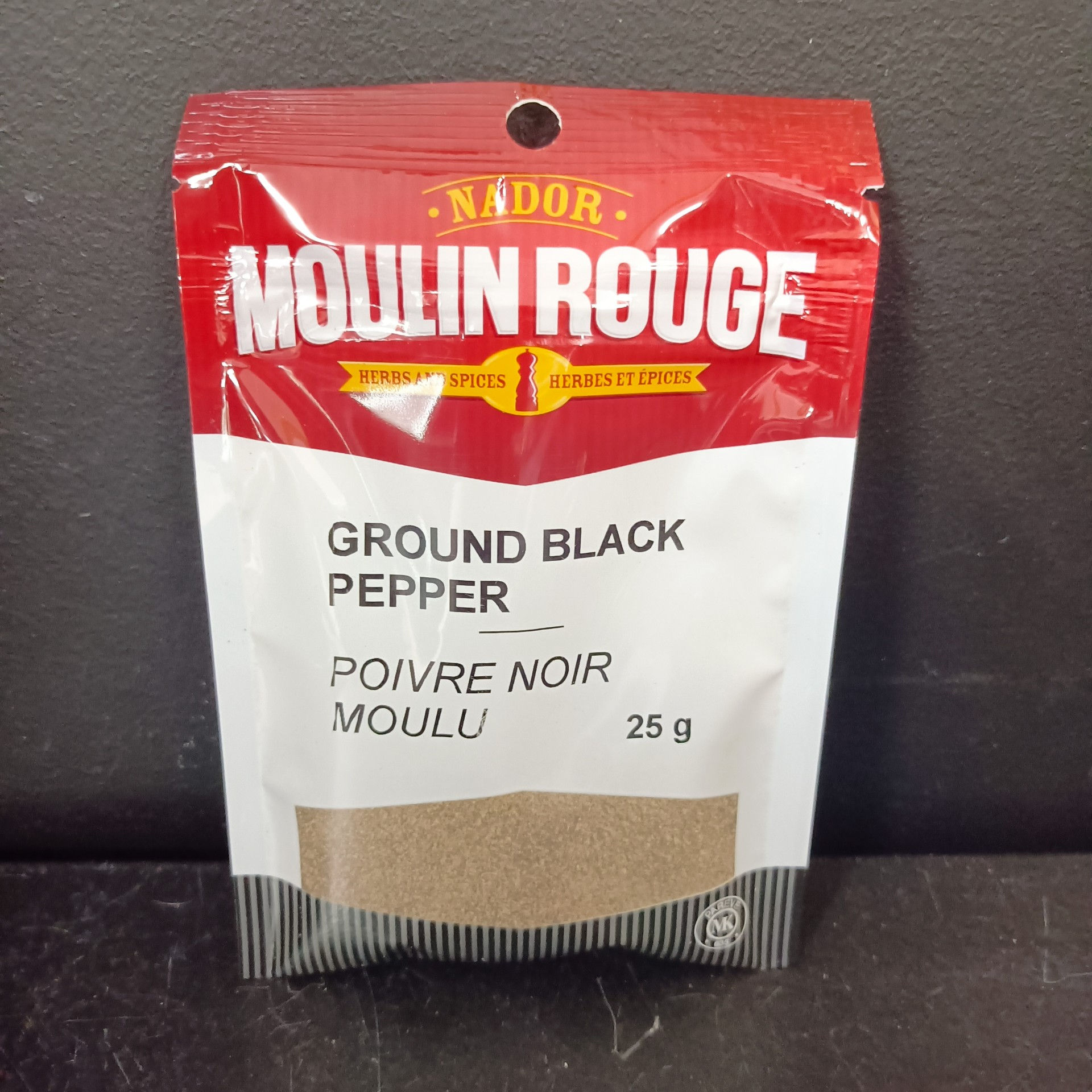 Nador Poivre noir moulu 25 gr