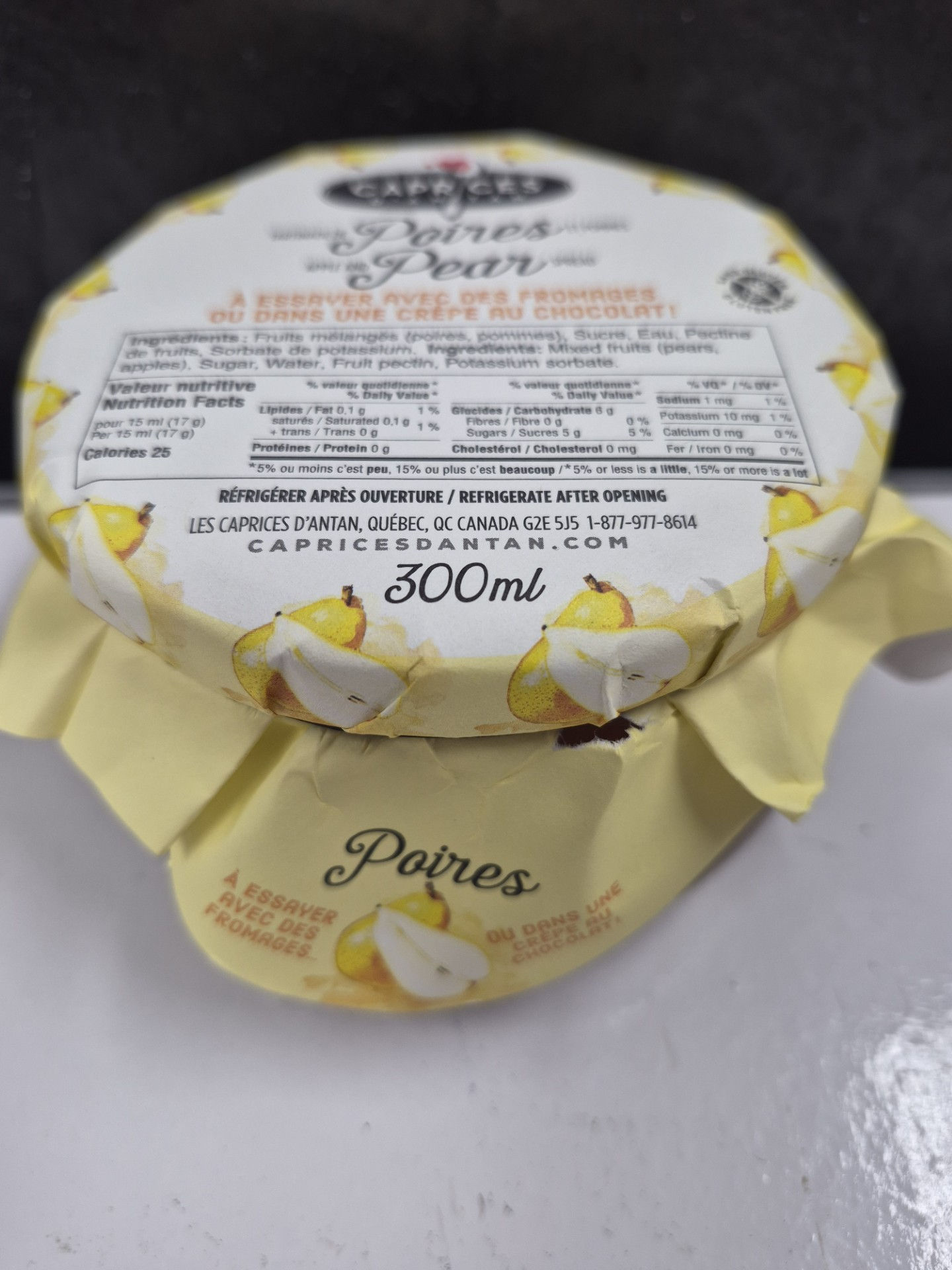 CA Tartinade poires 300 ml
