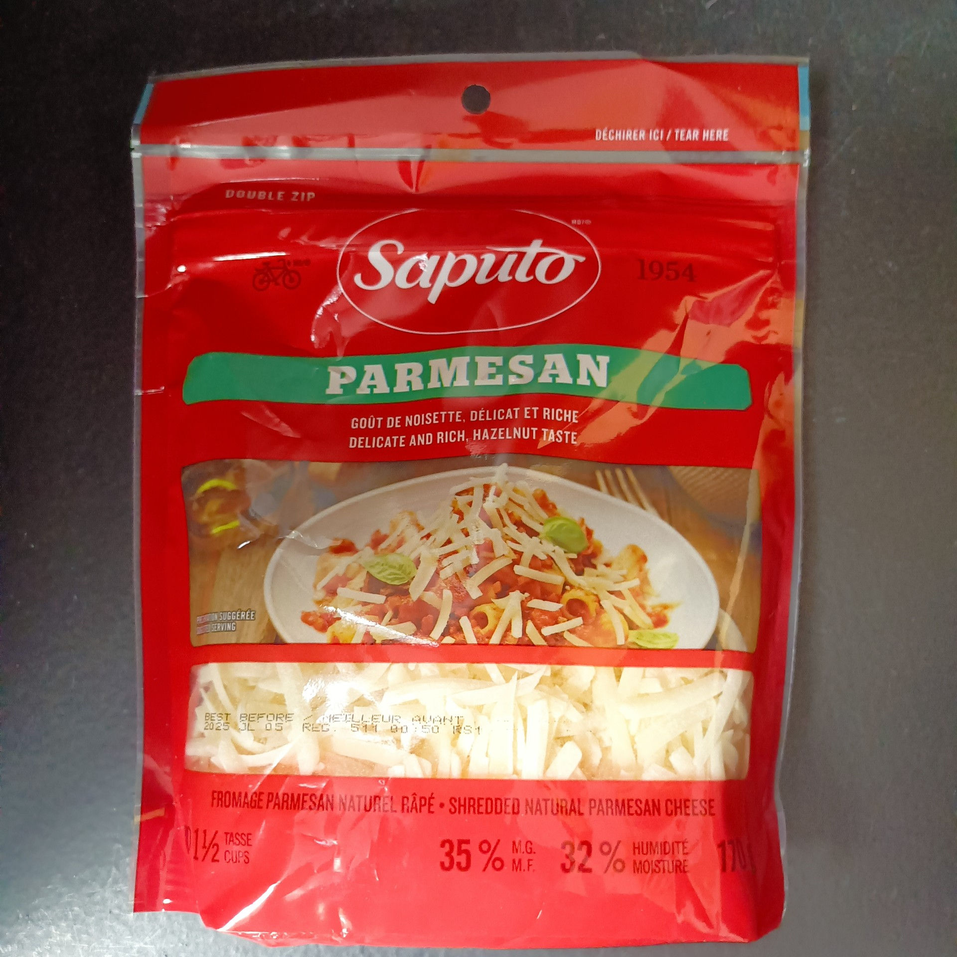 Saputo Parmesan râpé 170 gr