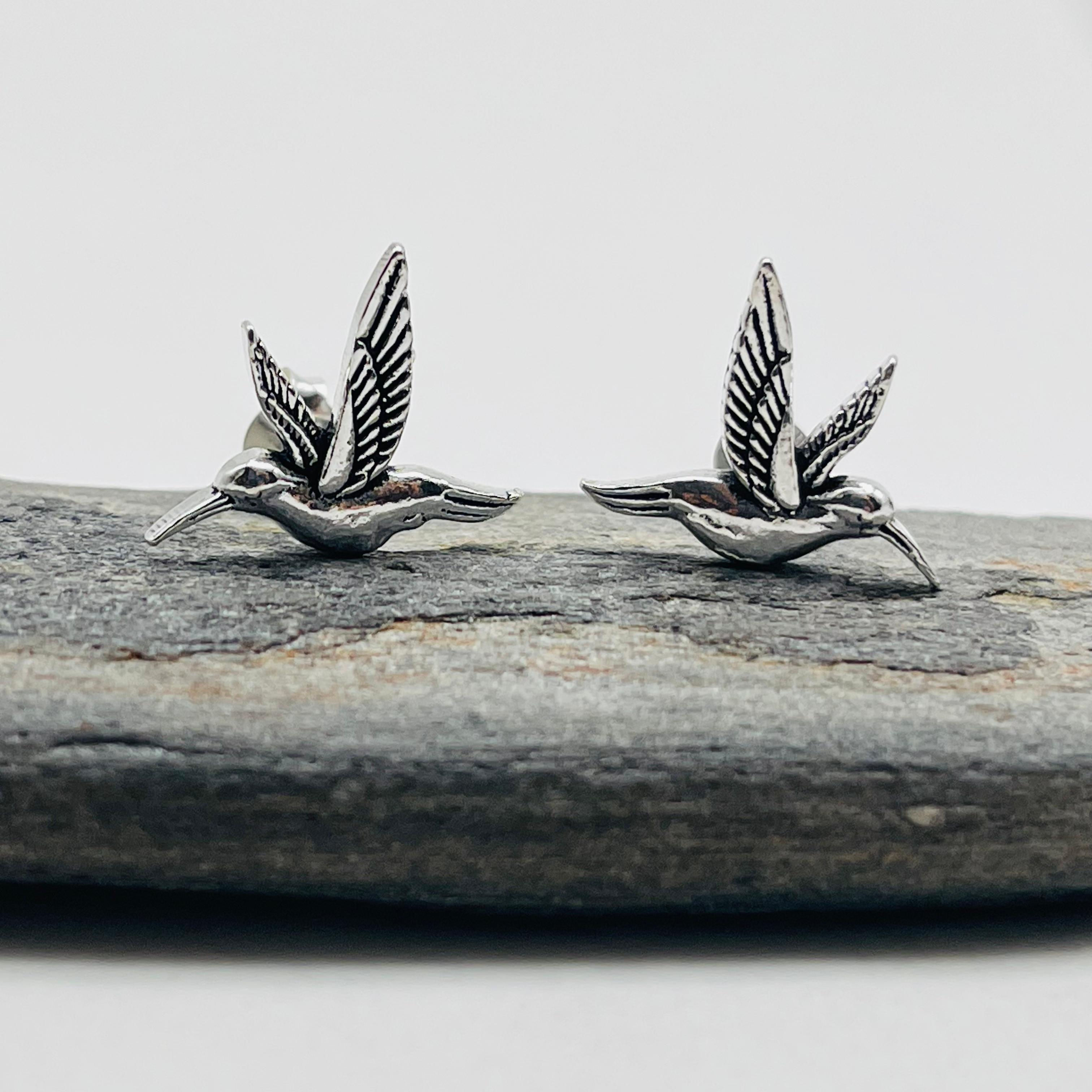 Seagull Stud Earrings