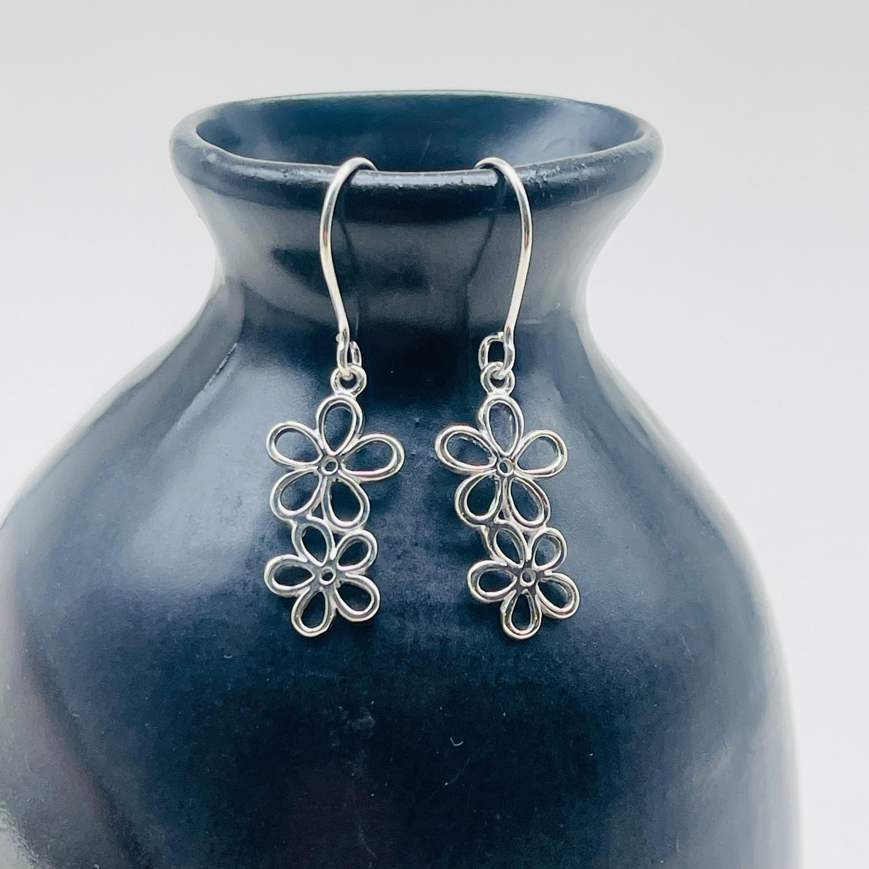 Double Flower Earrings