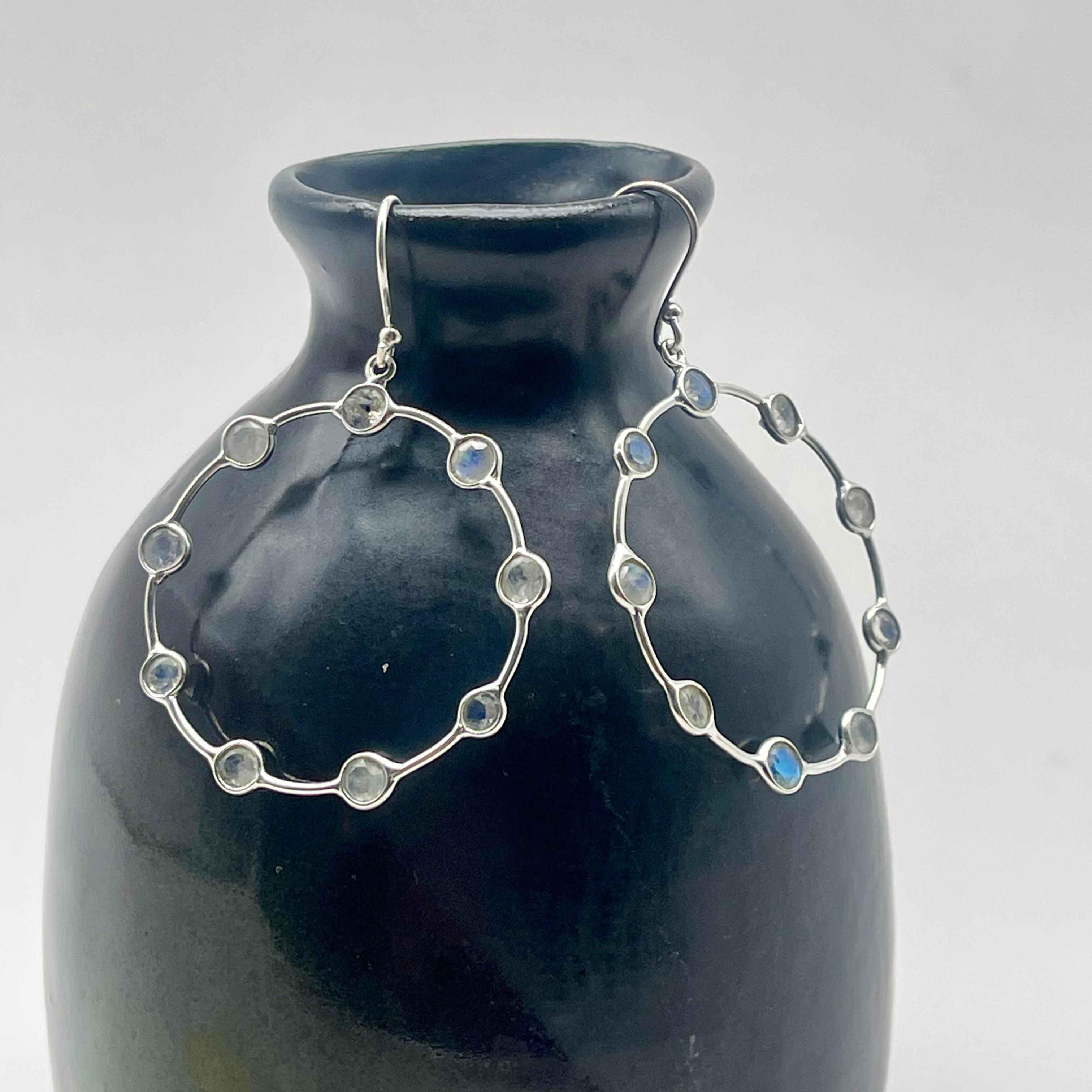 Moonstone Wreath Earrings