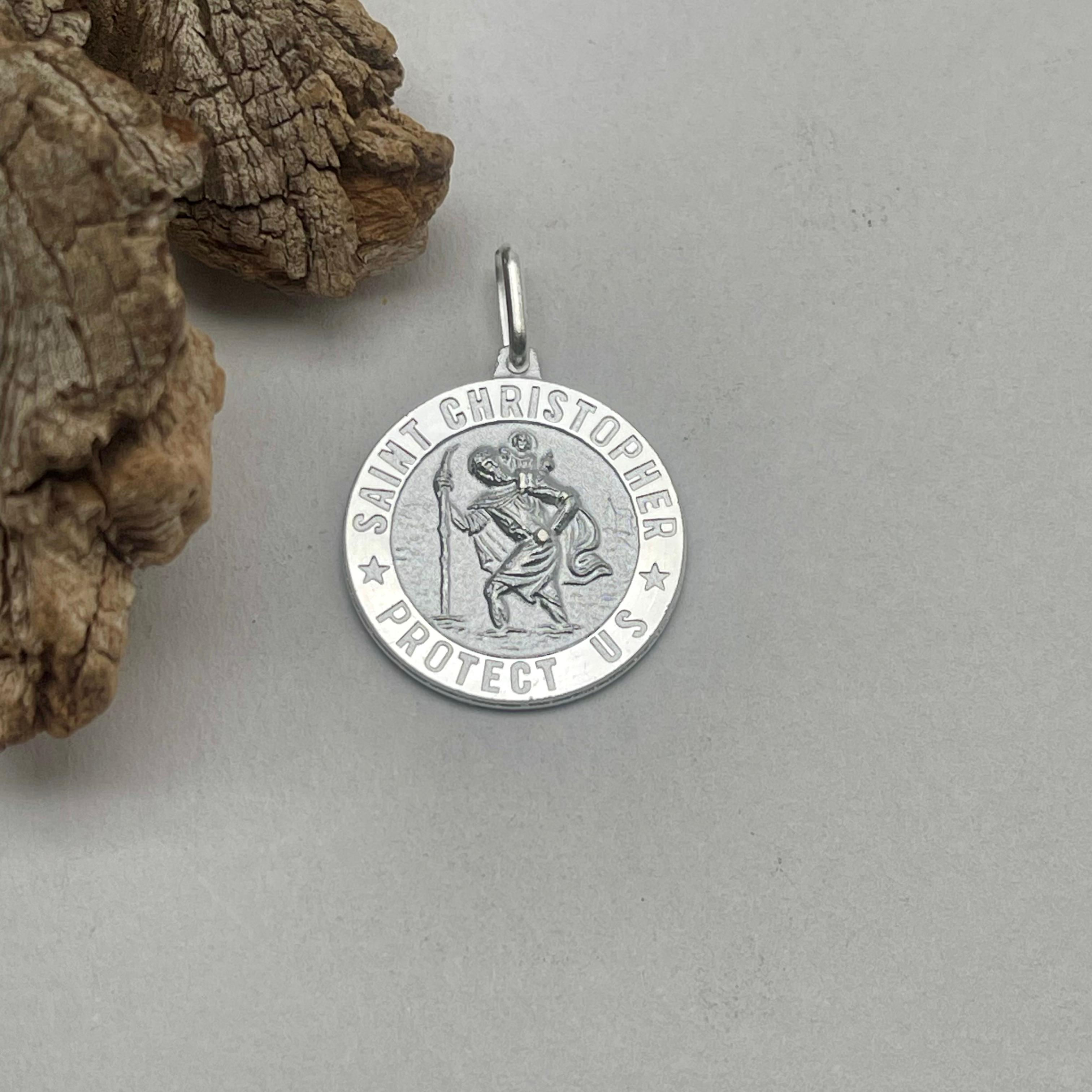 Saint Christopher Protect Us Pendant