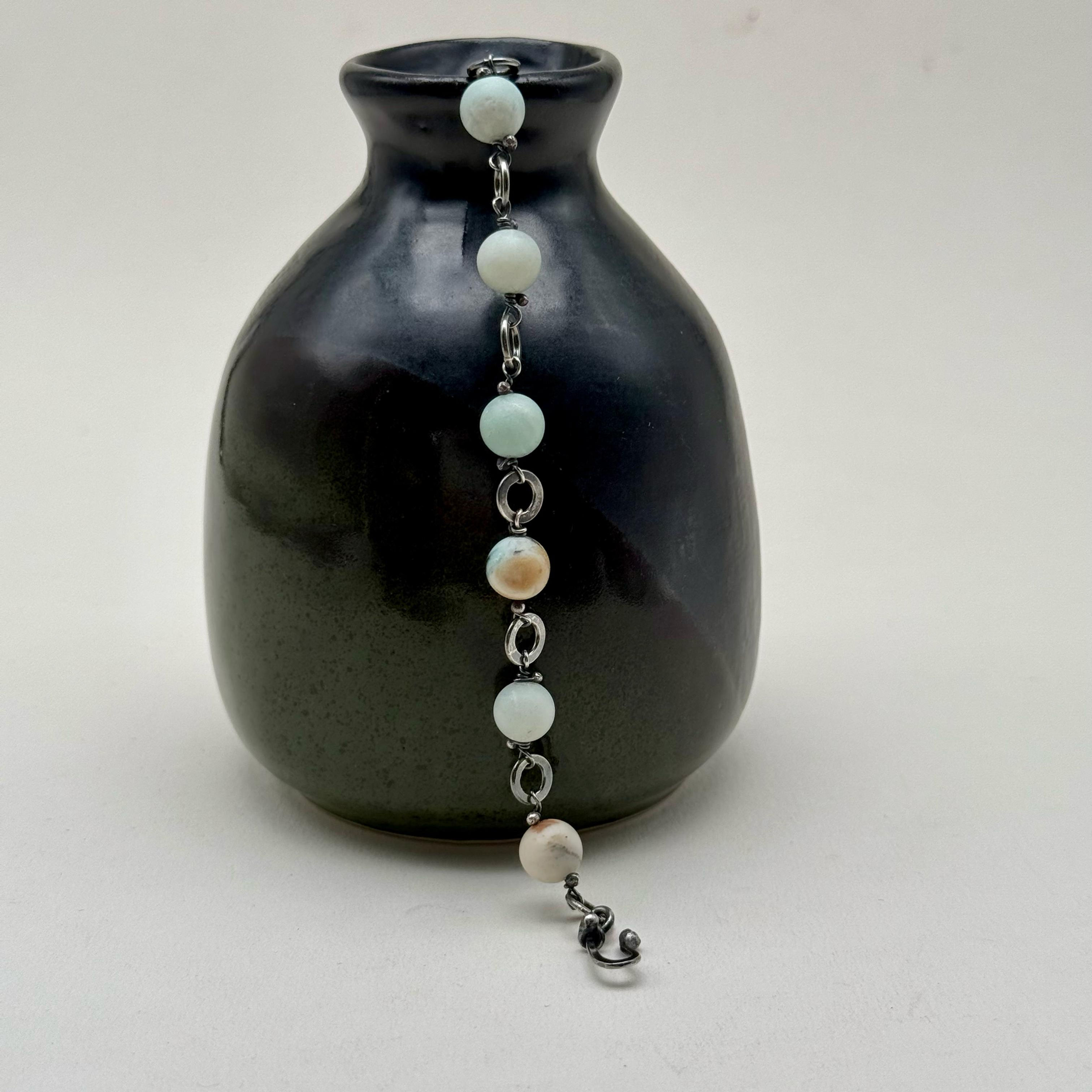 Chrysoprase Bead Bracelet