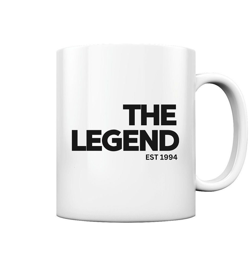 Kaffee Tasse/Becher 30. Geburtstag Geschenk Mann Frau 30 Jahre THE LEGEND Est 1994 Geburtstag - Tasse