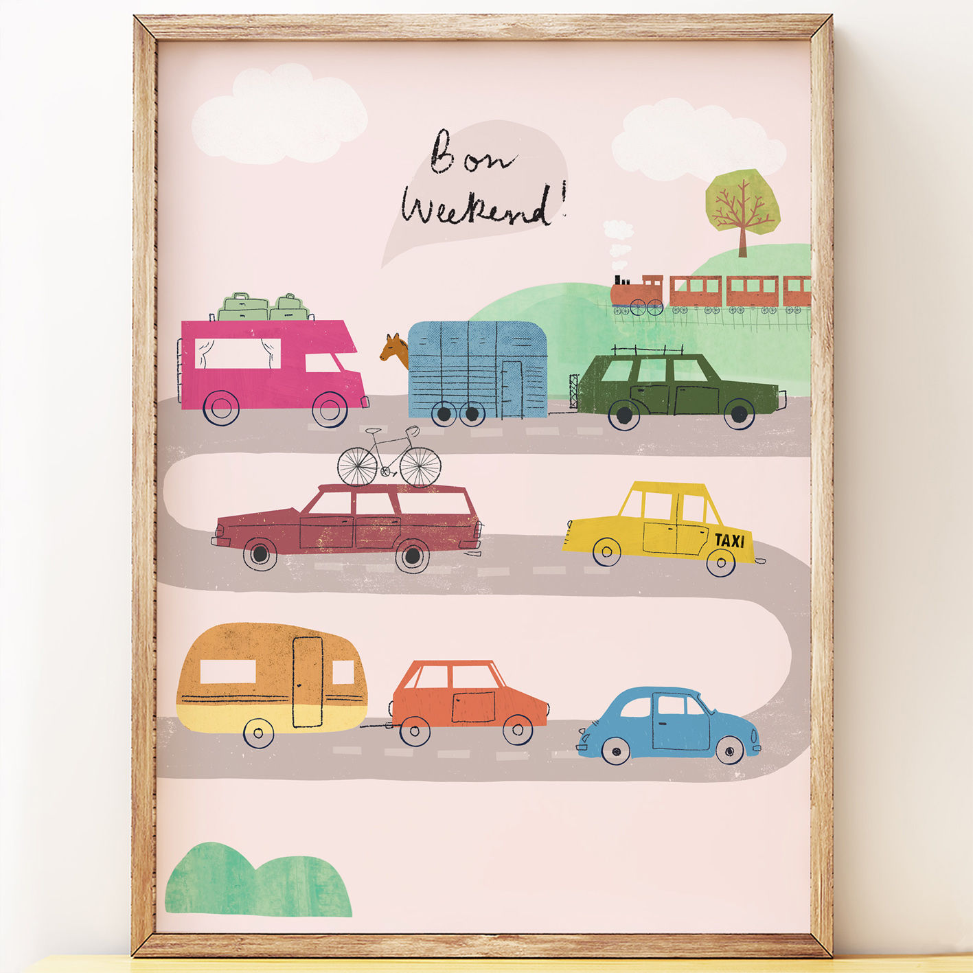 Bon Weekend - giclée art print