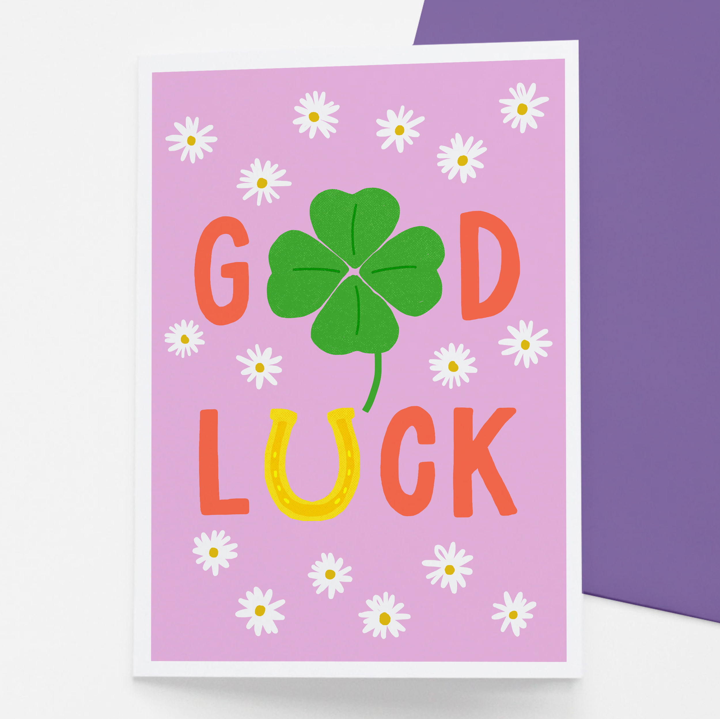 Clover good luck card