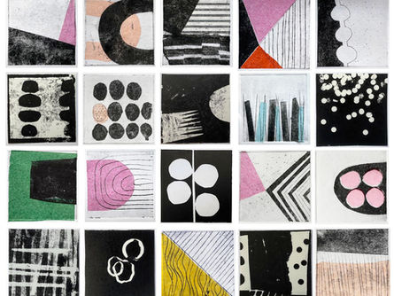 30 days of 7x7 Abstract prints