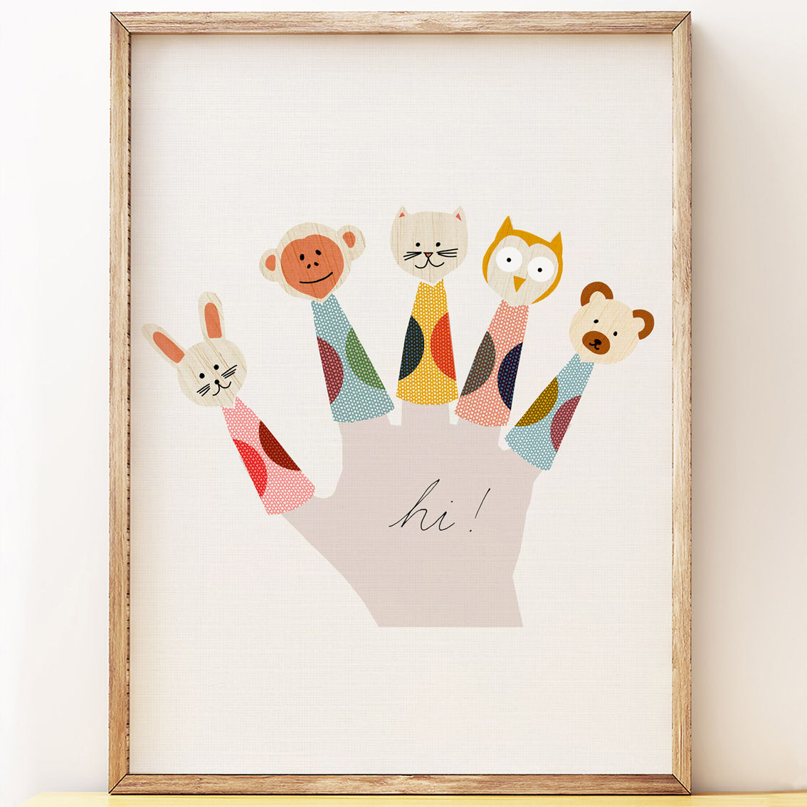 Finger Puppets - giclée art print