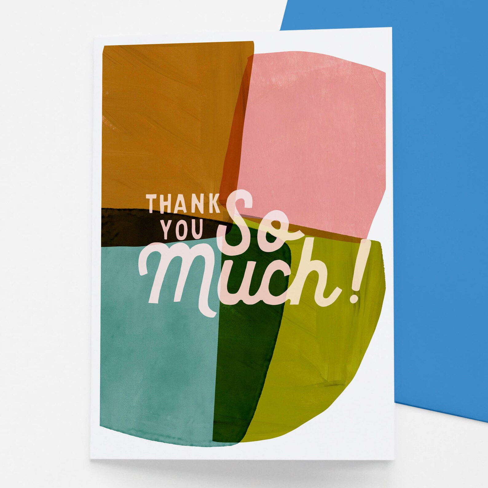 Abstract Thank You card