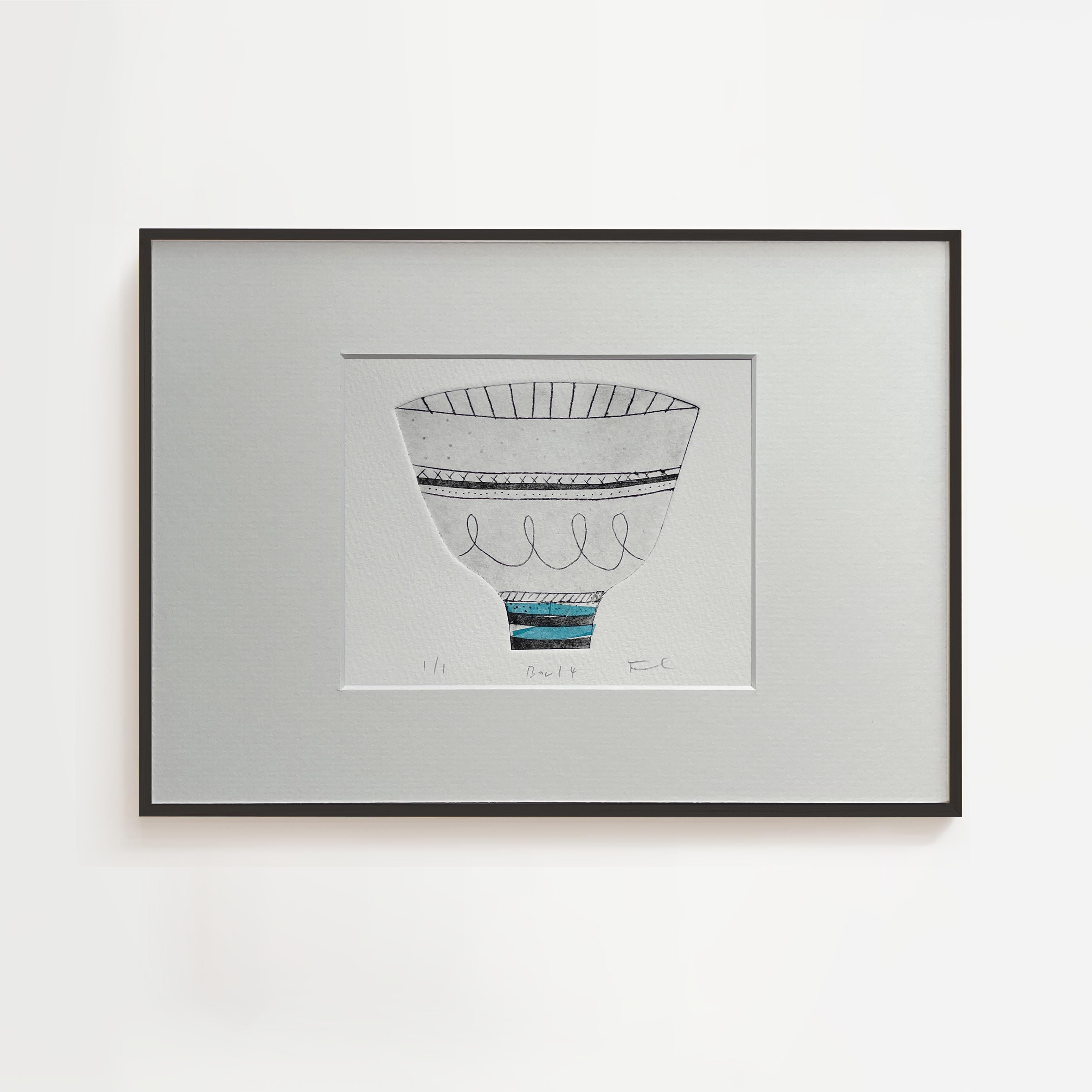 Bowl No.4 drypoint print