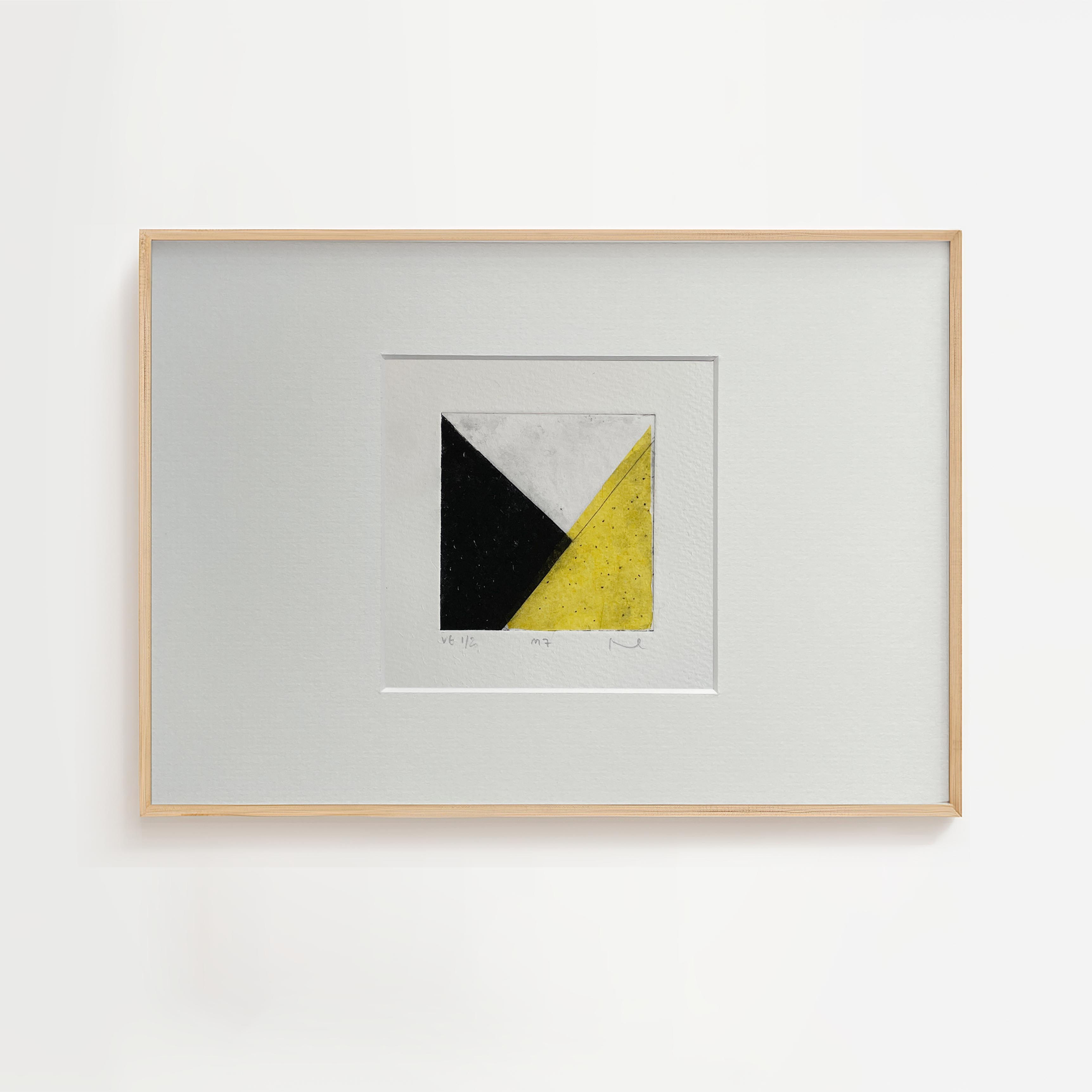 Abstract Mini 7 drypoint print - Variable Edition no.1/2