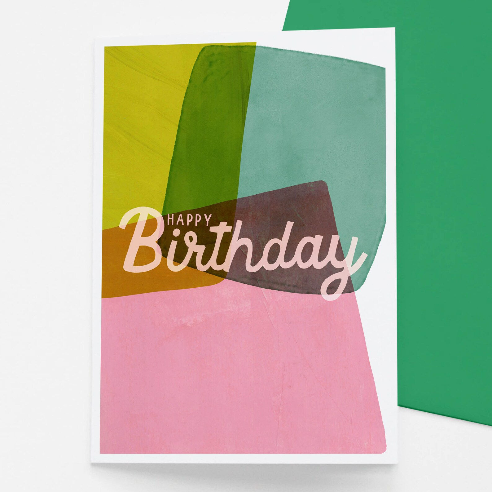 Abstract birthday card
