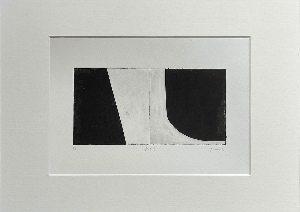 Thumbnail: Abstract Duo No.2 drypoint print