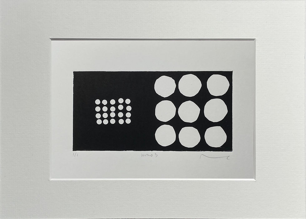 Thumbnail: Mono No.3 original abstract monotype