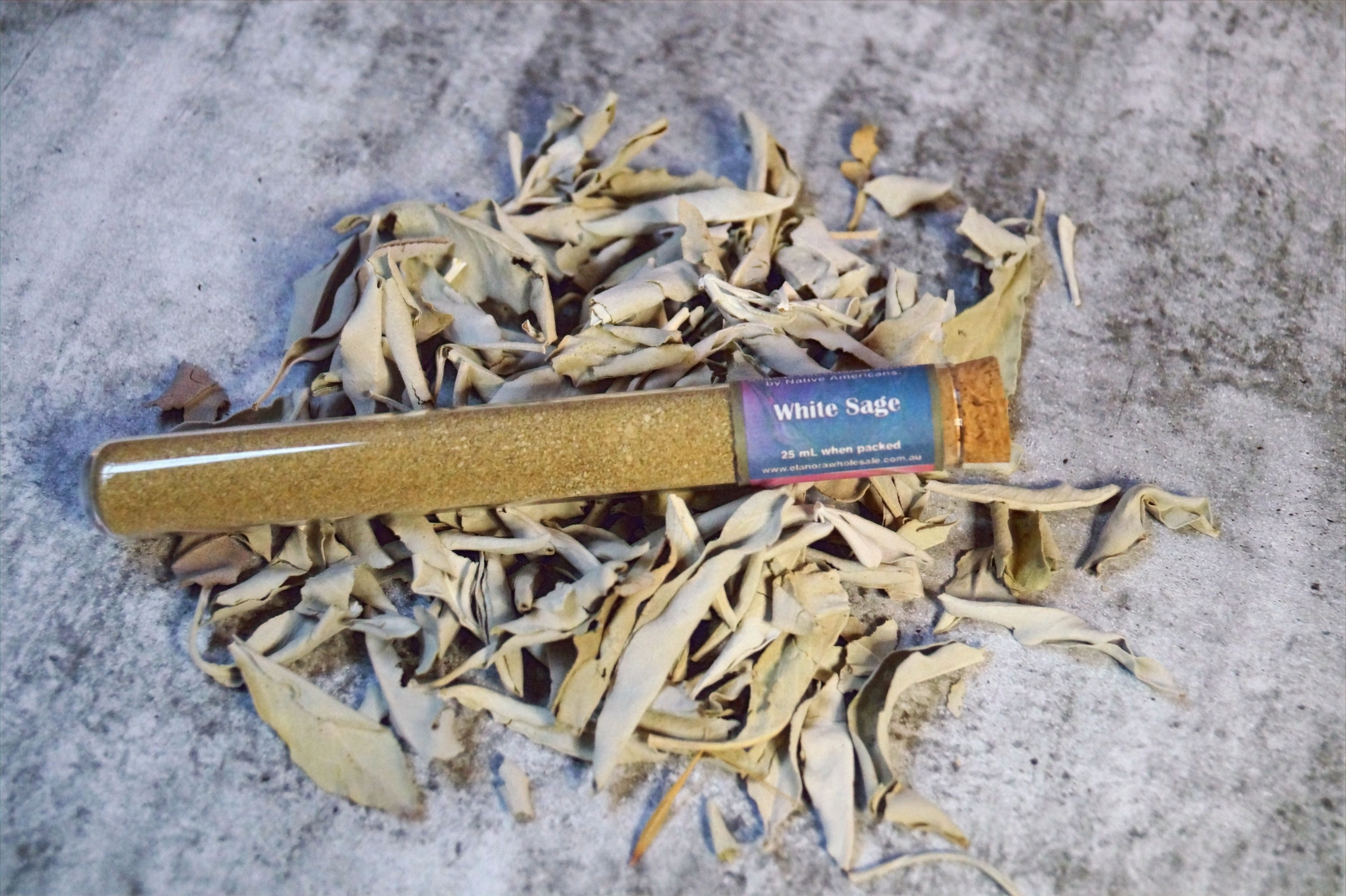 White Sage Powder - 25ml Test Tube