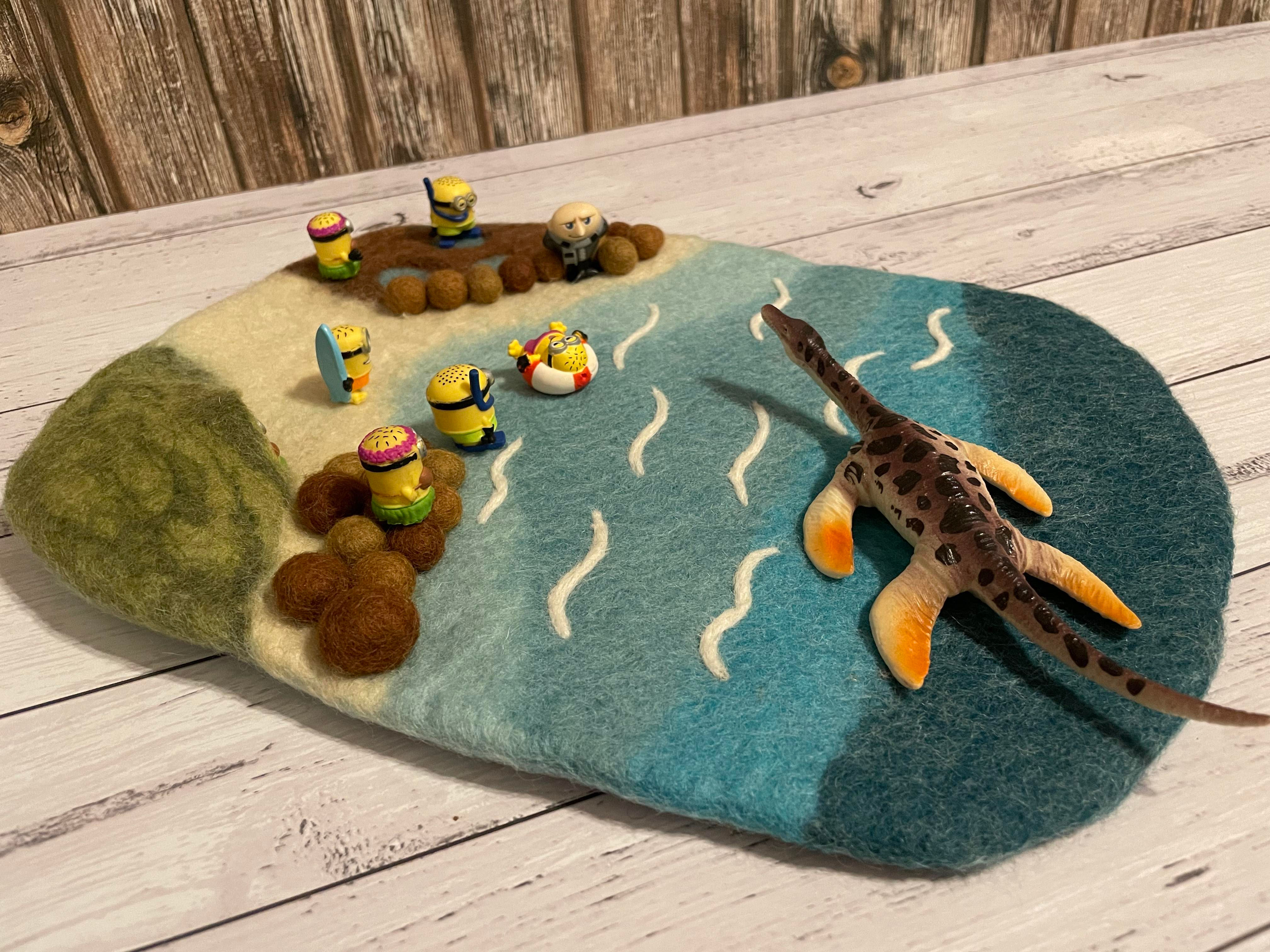 Sea, Beach And Rockpool Play Mat Playscape