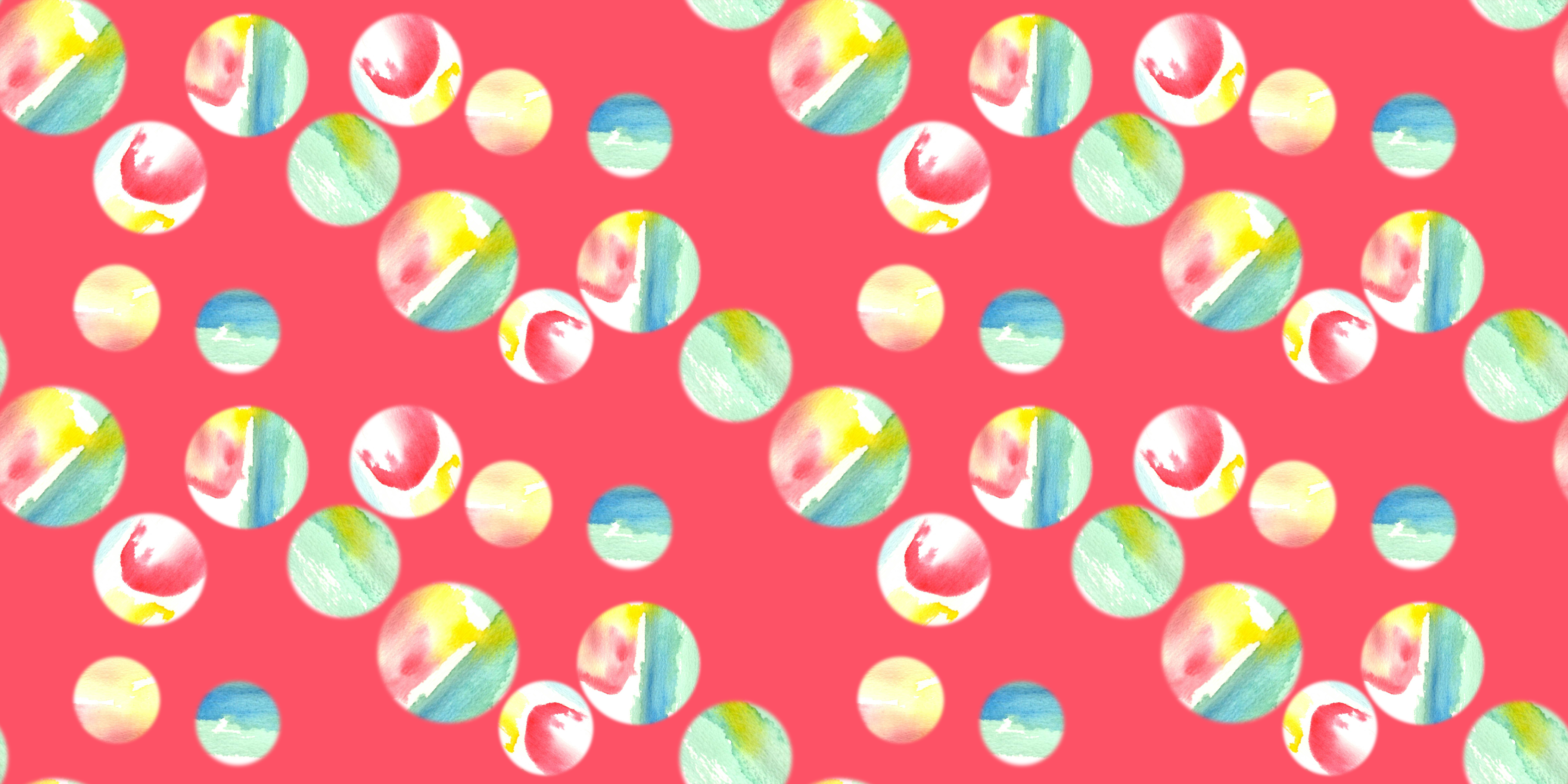 Rainbow spots on watermelon