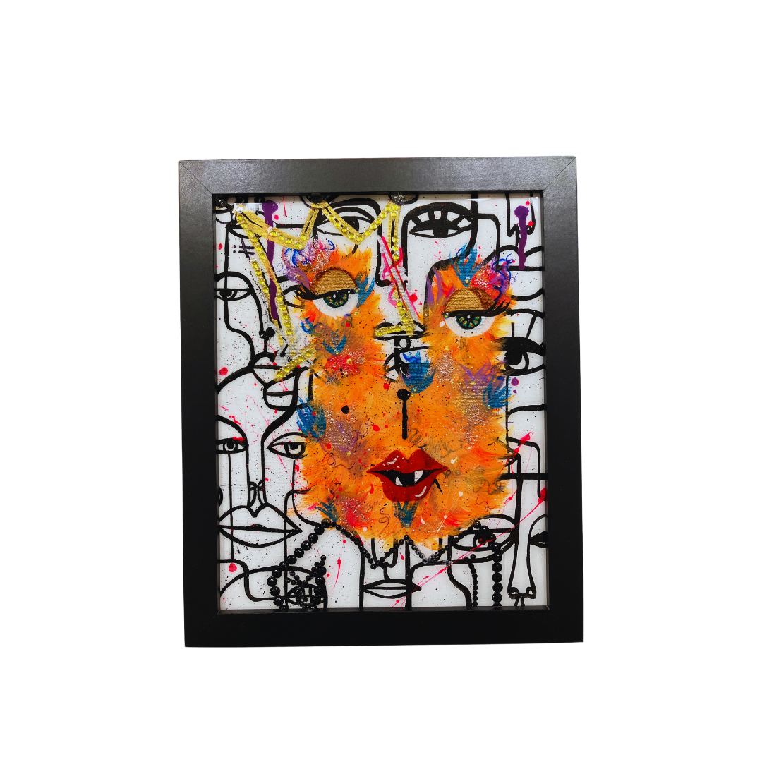 Mini Love Monster - Abstract Background