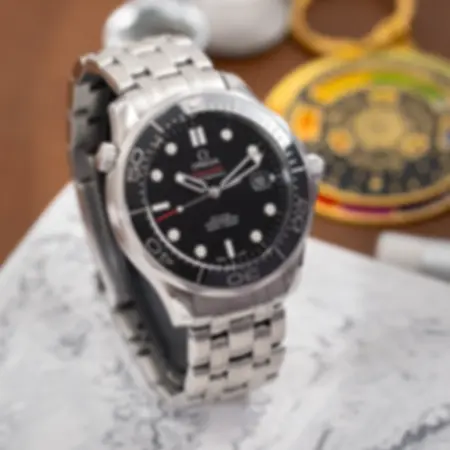 Omega Seamaster Diver 300 m Co-Axial Black Ceremic Bezel