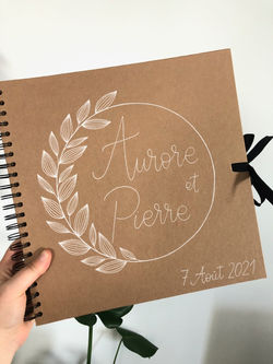Livre d'or en kraft