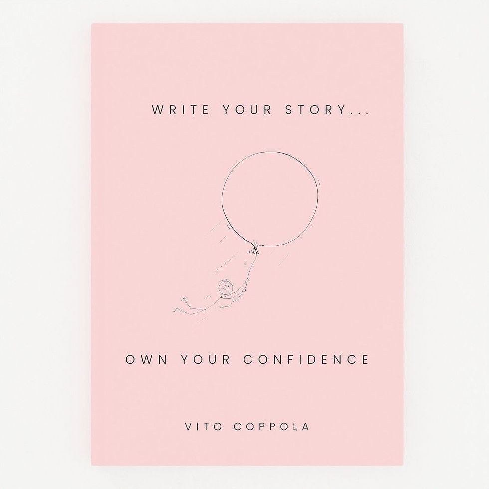 Thumbnail: A5 hardcover notebook with “Write your story… Own your confidence” – perfect for journaling, school, and university pink