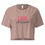 Miniatura: Hazy pink Crop top with the writing love is the best ingredient