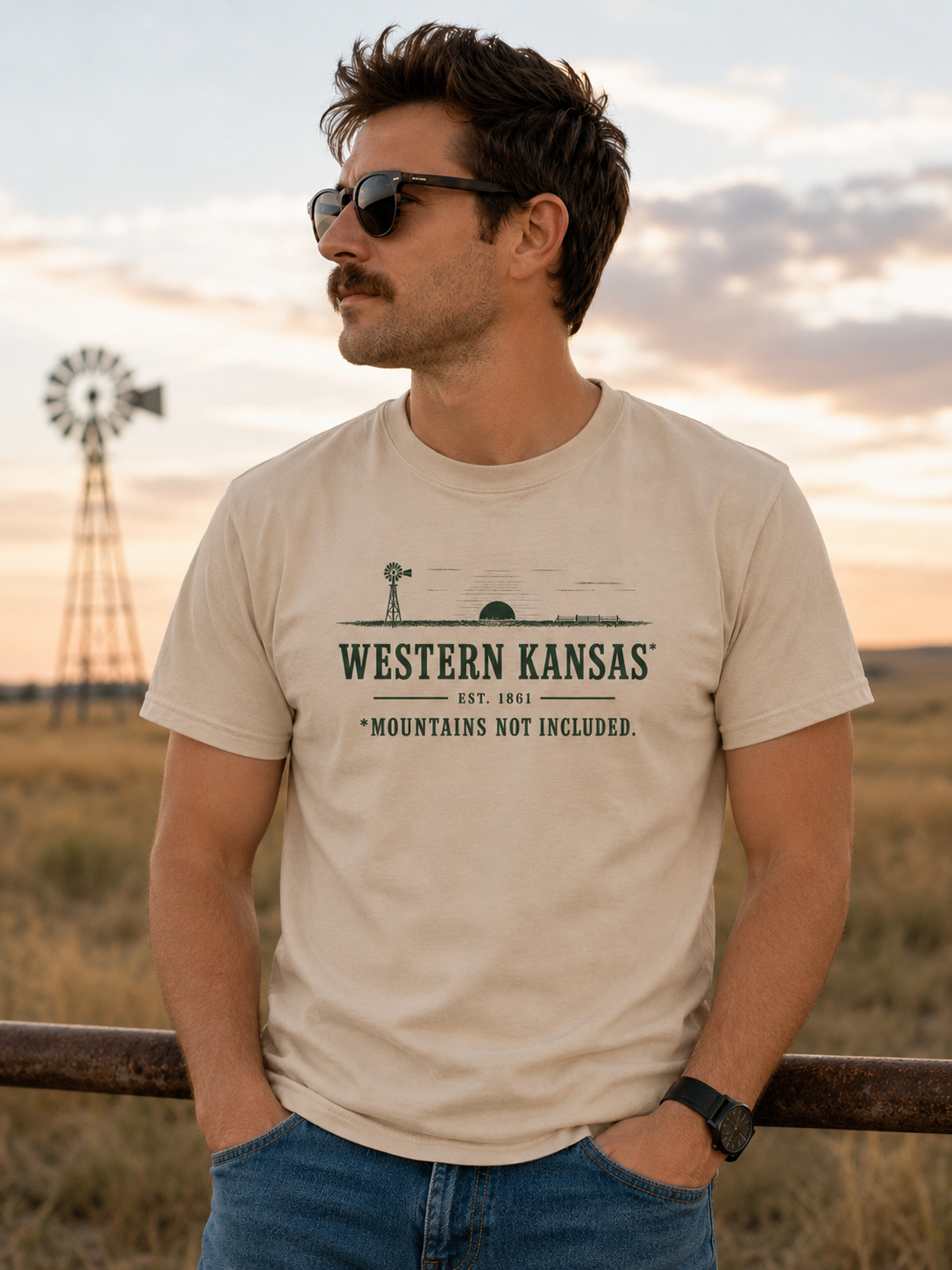 Mountains Not Included Tee