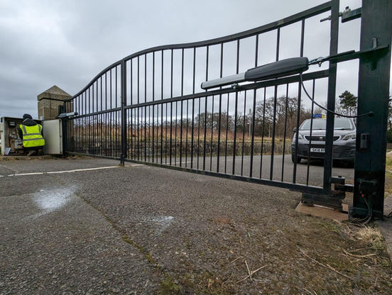 Reliable double swing gate installation in Scotland