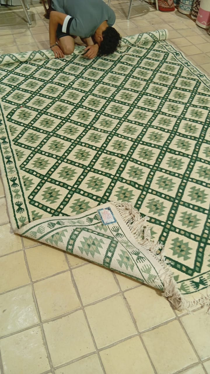 Tunisian Handwoven Luxury Rug