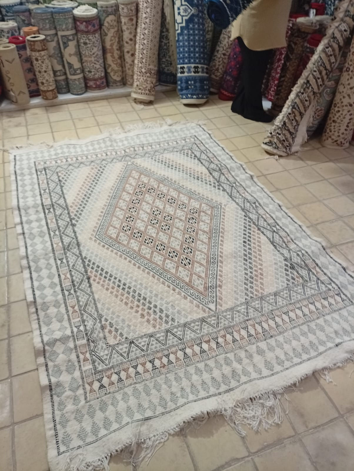 Tunisian Handwoven Luxury Rug