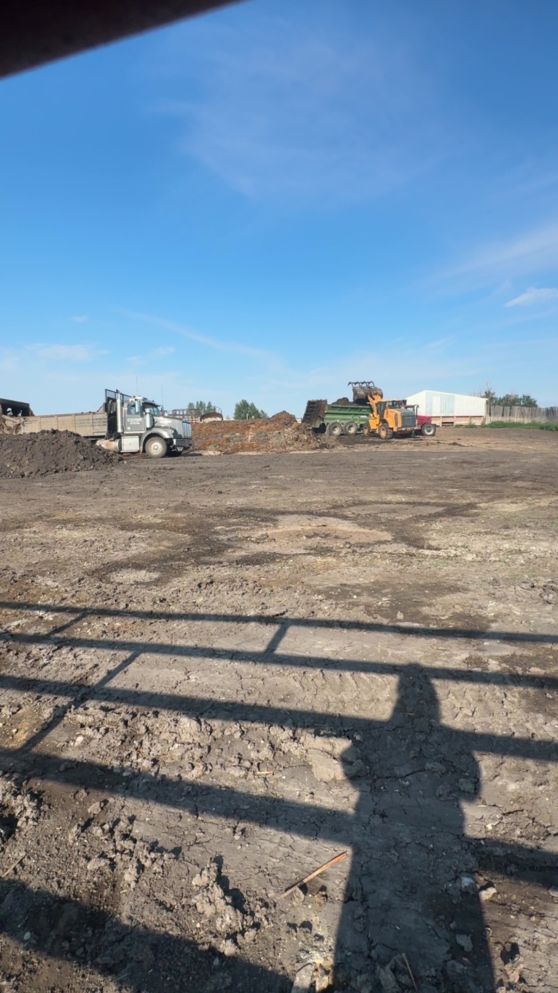 Livestock yard and manure handling equipment