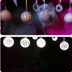 Шар-брелок светоотражающий