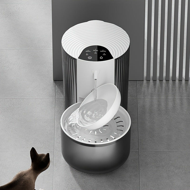 Thumbnail: Smart Cat Water Fountain with 3L, USB & Battery