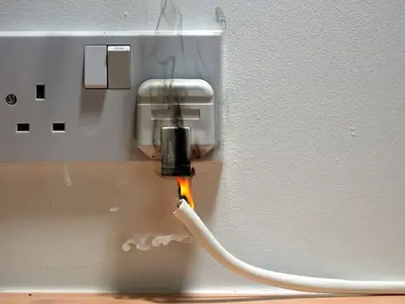 burning socket