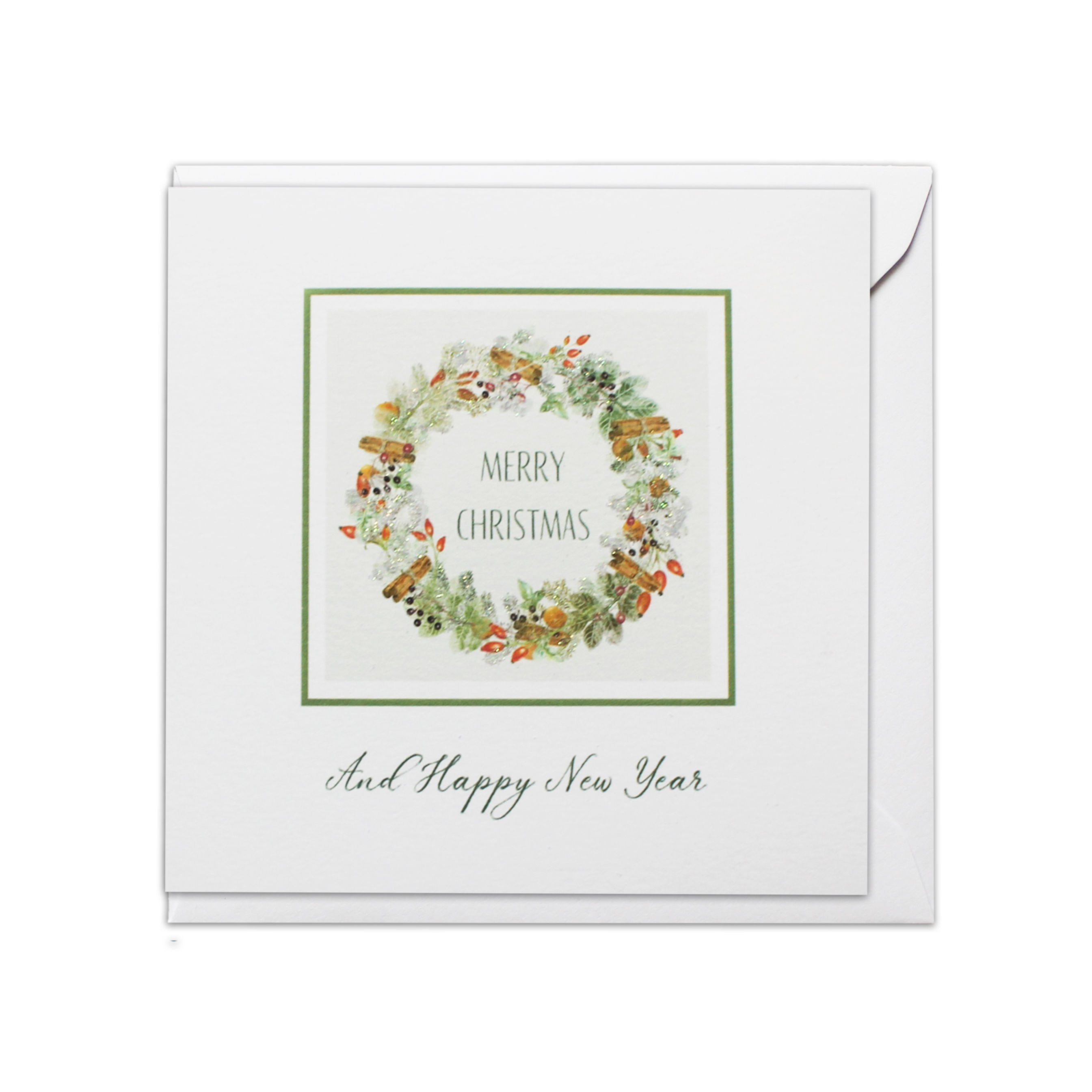 Christmas Wreath Christmas Card