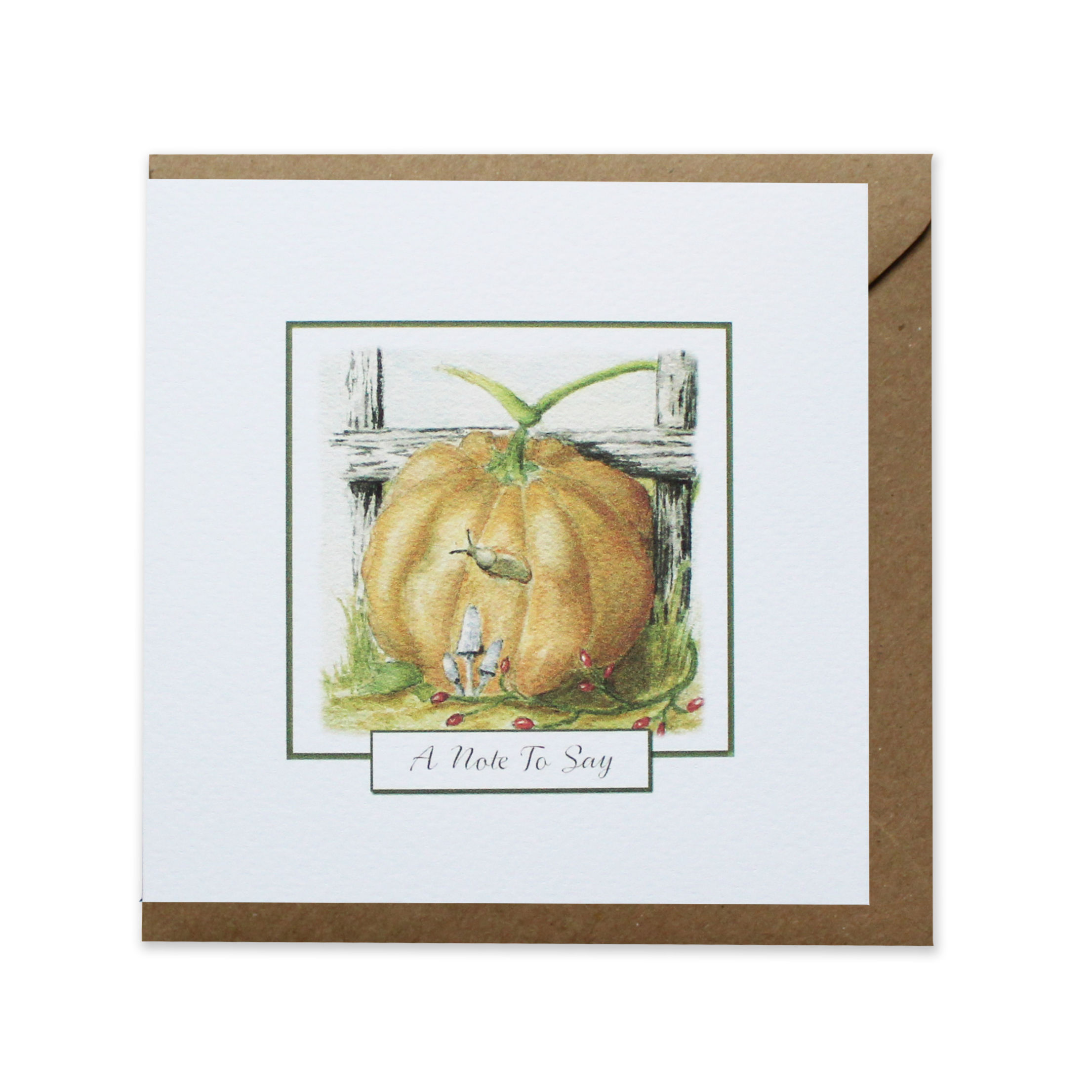 Autumn Pumpkin Greeting Card
