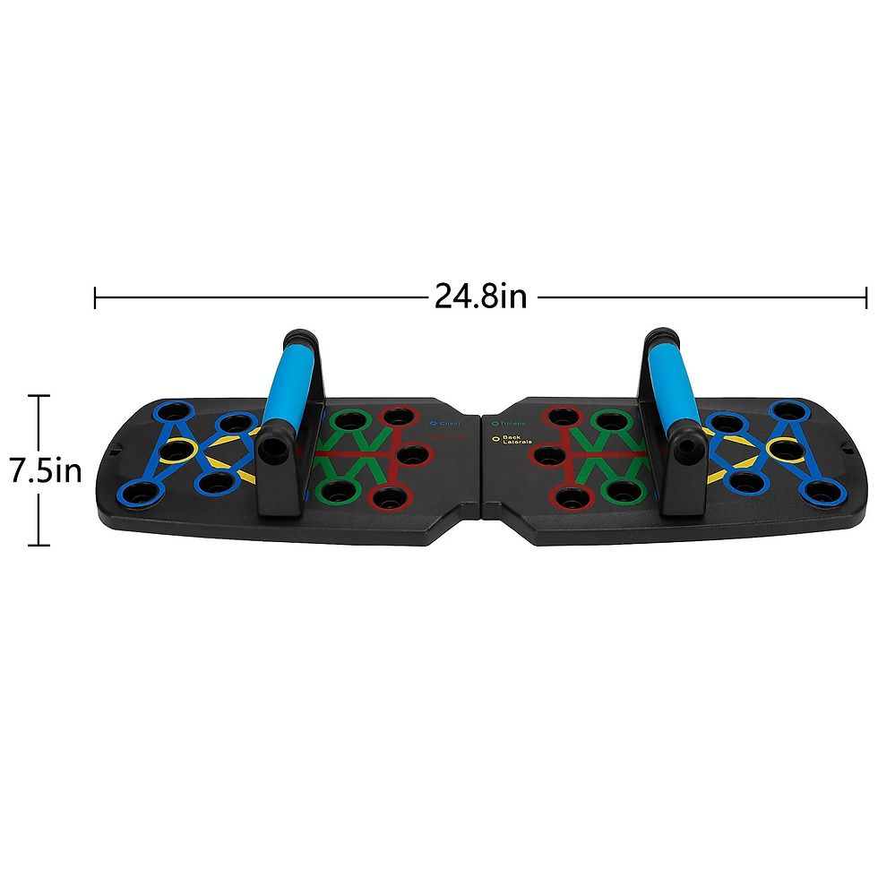 Miniatura: 28 in 1 Push Up Rack Board System Fitness Workout Train Home Gym Exercise Stands