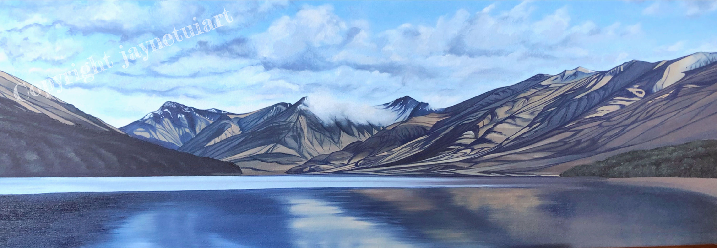 "Lake Mavora" Oil Painting