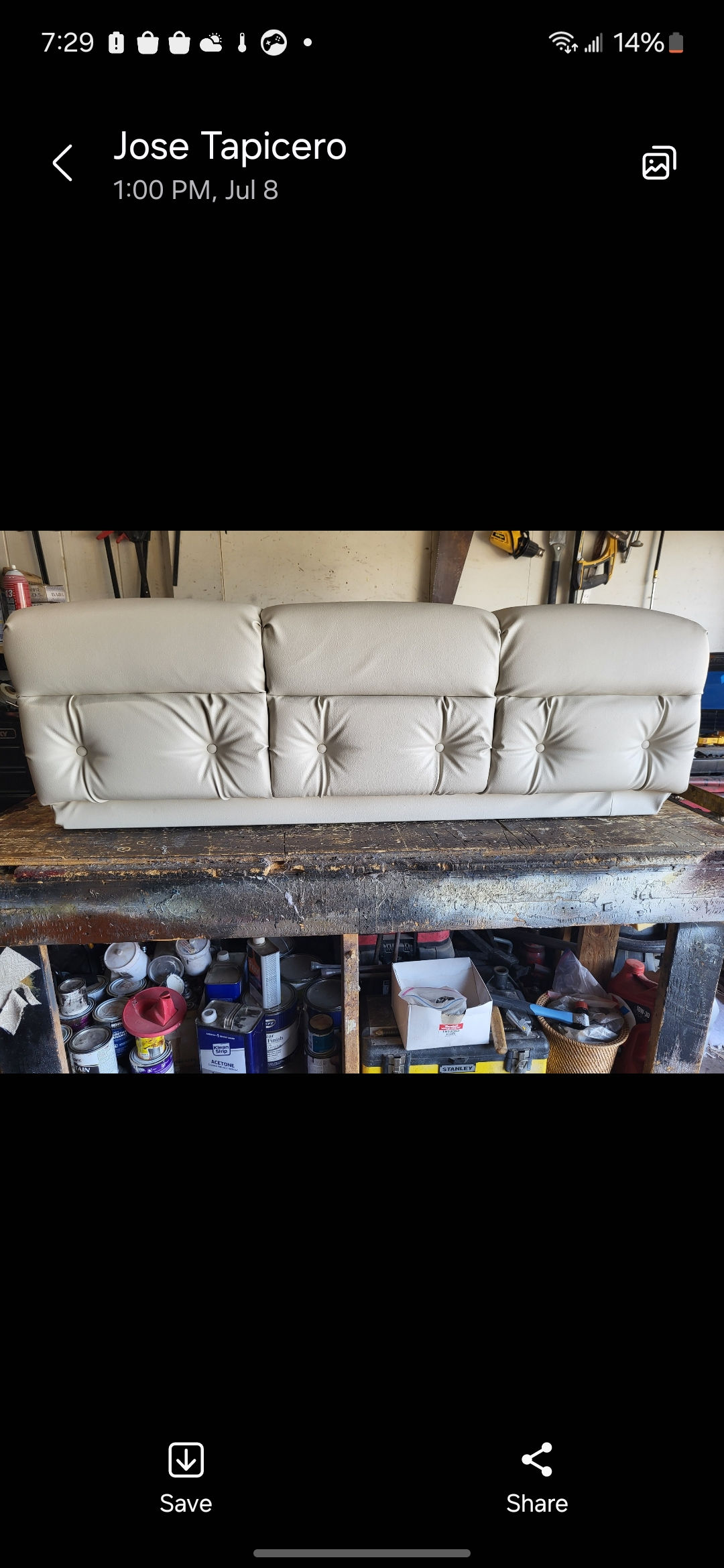 Rv couch 
