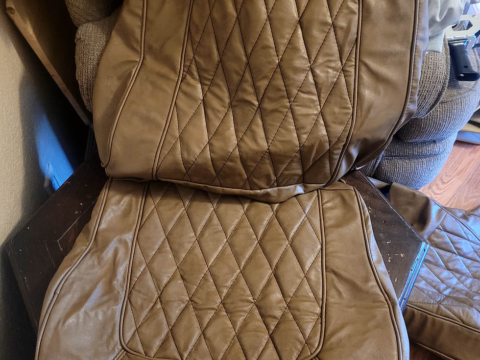 Ford bronco Light brown diamond upholstery full set