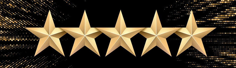 5 golden stars